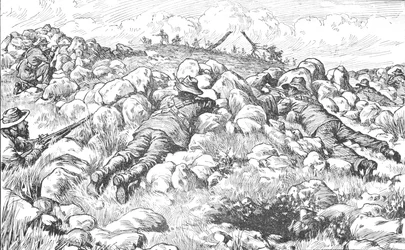 Buren-Scharfschützen in der Nähe von Ladysmith, 1902