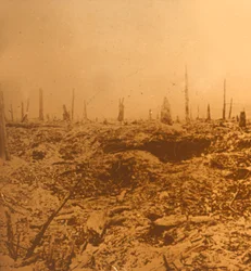 Bois du Chapitre, Vaux, Nordfrankreich, um 1914-1918