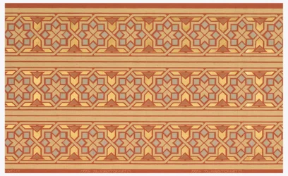 Bordüre, maurisch, 1875-1906