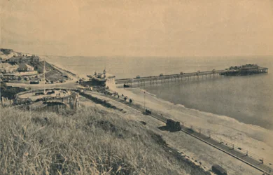 Boscombe Pier und Meeresfront, 1929