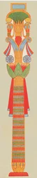 Bouquet-Kapitell, Theben, Ägypten, 1928