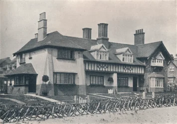 Bournville: Cottages in Holly Grove von WA Harvey, ca. 1900-1902