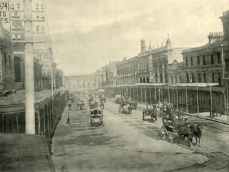 Brickfield Hill, Sydney, 1901
