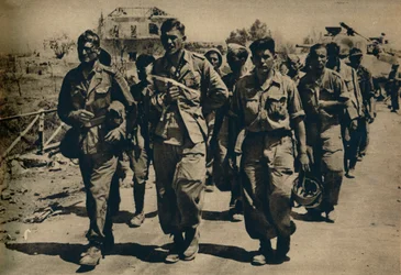 Britische Fallschirmjäger eroberten diese Brücke, 1943-44