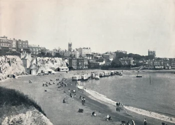Broadstairs - Gesamtansicht von den Klippen, 1895