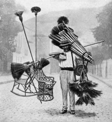 Besenverkäufer, Rio de Janeiro, Brasilien, 1922