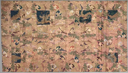 Buddhistisches Priestergewand und Schärpe, 1800er