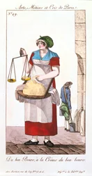 Butterverkäufer, 1826