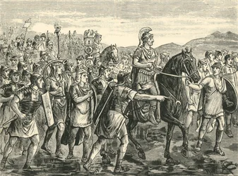 Caesar überquert den Rubikon, 1890