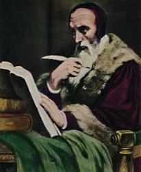 Calvin 1509-1564 - Gemälde von Scheffer, 1934