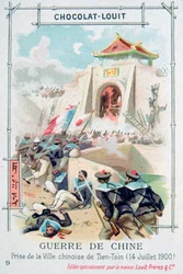 Eroberung der chinesischen Stadt Tientsin Tianjin, Boxeraufstand, 14. Juli 1900