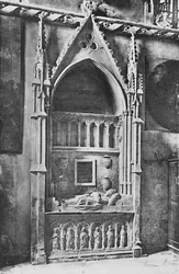 Kathedrale von Avignon - Grab des Papstes Benedikt XII., um 1925