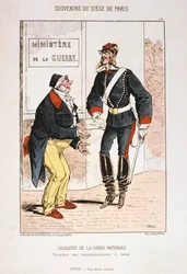 Kavallerie der Nationalgarde, Belagerung von Paris, 1870-1871