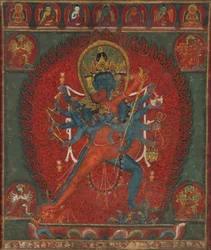 Chakrasamvara und Vajravarahi, 1575-1600