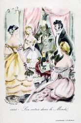 Champagne Devaux Werbung, 1846
