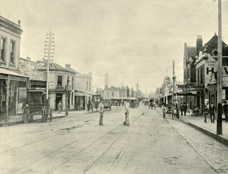 Chapel Street, Melbourne, 1901