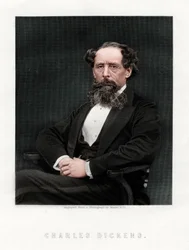 Charles Dickens, englischer Schriftsteller und Journalist, 1876