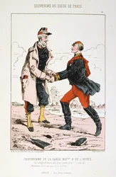 Chirurgen der Nationalgarde und der Armee, Belagerung von Paris, Deutsch-Französischer Krieg, 1870-1871