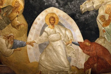 Chora-Kirche-Museum: Auferstehungsfresko, Istanbul, Türkei