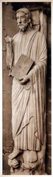 Christus lehrt, Kathedrale von Chartres, Frankreich, 13. Jahrhundert