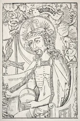 Christus im Halbfigur, um 1480