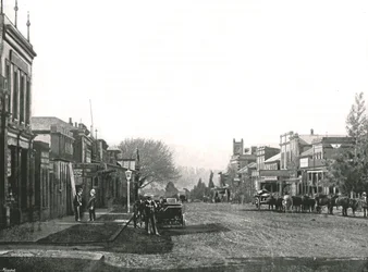 Church Street, Maritzburg, Südafrika, 1895