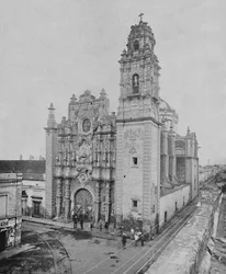 Kirche von La Santísima, Mexiko-Stadt, ca. 1897