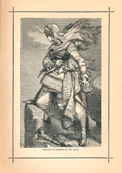 Tscherkessische Frauen kämpfen für Schamyl gegen die russische Invasion, 1839