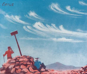 Cirrus - Ein Dutzend der wichtigsten Wolkenformen am Himmel, 1935