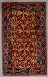 Klassischer türkischer Teppich mit Lotto-Muster, 1600-1650