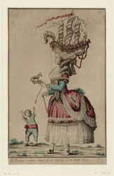 Frisur à la Belle-Poule, 1778
