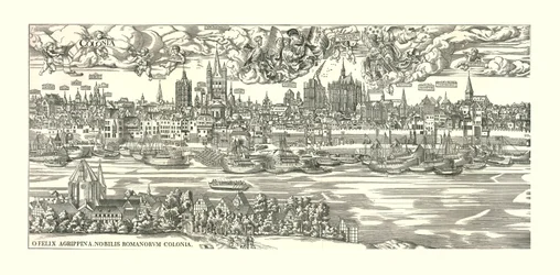 Köln am Rhein im Jahr 1530