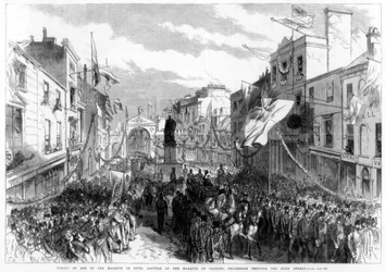 Volljährigkeit des Marquess of Bute, Cardiff, Wales, 1868