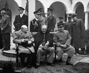 Konferenz der alliierten Staatsführer, Jalta, Krim, UdSSR, Februar 1945