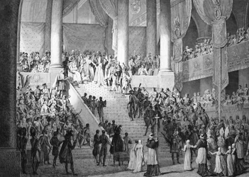 Salbung Napoleons und Krönung Josephines durch Papst Pius VII., 2. Dezember 1804