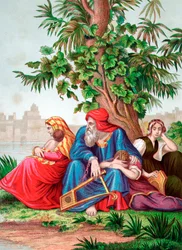 Beständigkeit der Juden in der Gefangenschaft in Babylon, 6. Jahrhundert v. Chr., ca. 1860