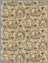 Kupferstichbedrucktes Leinen, 1789-1791
