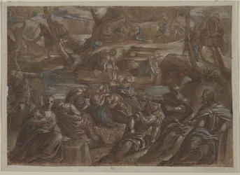 Kopie von Tintorettos Kinder Israels sammeln Manna, nach 1594