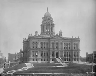 Gerichtshaus, Omaha, Nebraska, um 1897