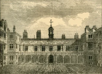 Hof des alten Somerset House, von Norden, 1881