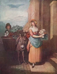 Rufe von London Platte 13: Rüben & Karotten, Carottes & Navets, 1797, 1911