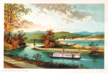 Crinan-Kanal bei Lochgilphead, Schottland, 1891