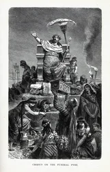 Kroisos auf dem Scheiterhaufen, 1882