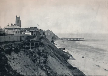 Cromer - Die Kirche auf den Klippen, 1895