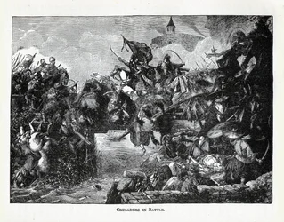 Kreuzritter in der Schlacht, 1882