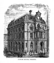Zollhaus, Toronto, Ontario, Kanada, 19. Jahrhundert