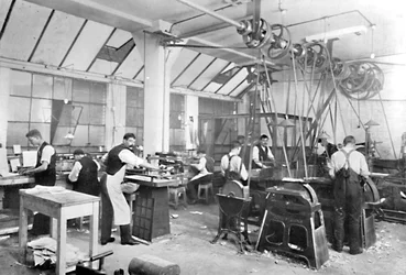 Dalziel Foundry Limited - Earl Street Gebäude. Finishers und verschiedene Finishing-Anlagen