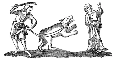 Tanz zu einem Bären, 1833