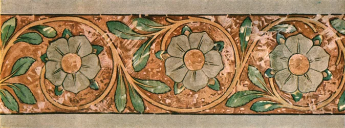 Dekoration im Kreuzgang der Stiftskirche in Aschaffenburg, Bayern, Deutschland, 1928