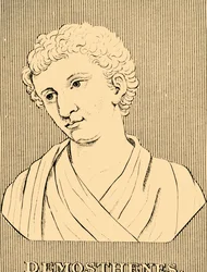 Demosthenes, 384-322 v. Chr., 1830